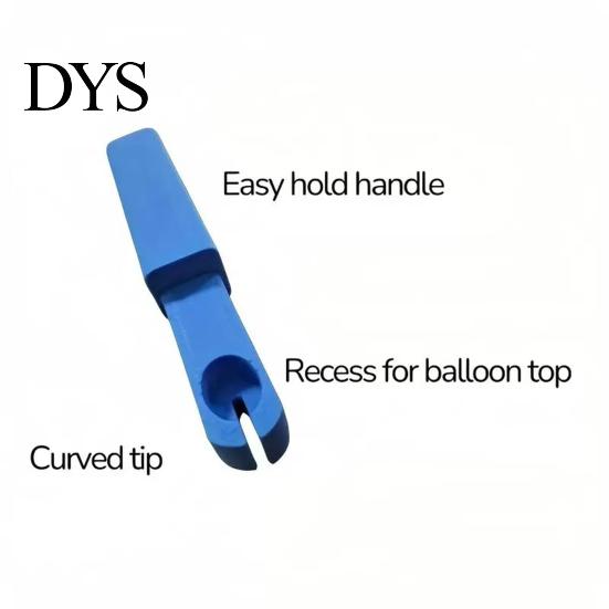 Balloon Knotting Device 3D Printed Knotter Tool, Lightweight Tying Helper for Latex Balloons, Fast Aid Kids, Adults, Party Setups