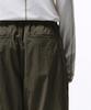 MUSINSA STANDARD [City Leisure] Fleece-Lined Wide Belted Parachute Pants [Olive Green]