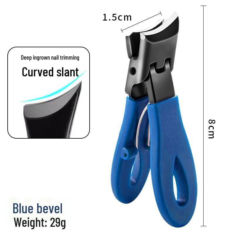 

Острые утолщенные кусачки для ногтей с защитой от брызг для толстых ногтей и ногтей, пораженных онихомикозом