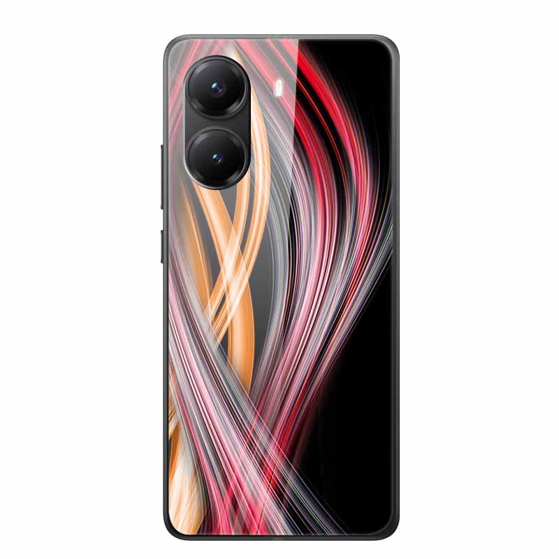 Tempered Glass Case For Xiaomi Poco X7 Pro Case Hard Glass Back Cover Soft TPU Bumper For Redmi Turbo 4 Phone Case X7Pro Turbo4