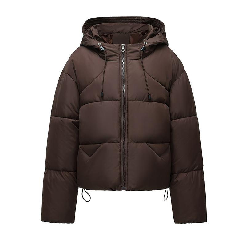 Winter Winter New Fashion Korean Version Hooded Warm Thickened Casual Bread Jacket