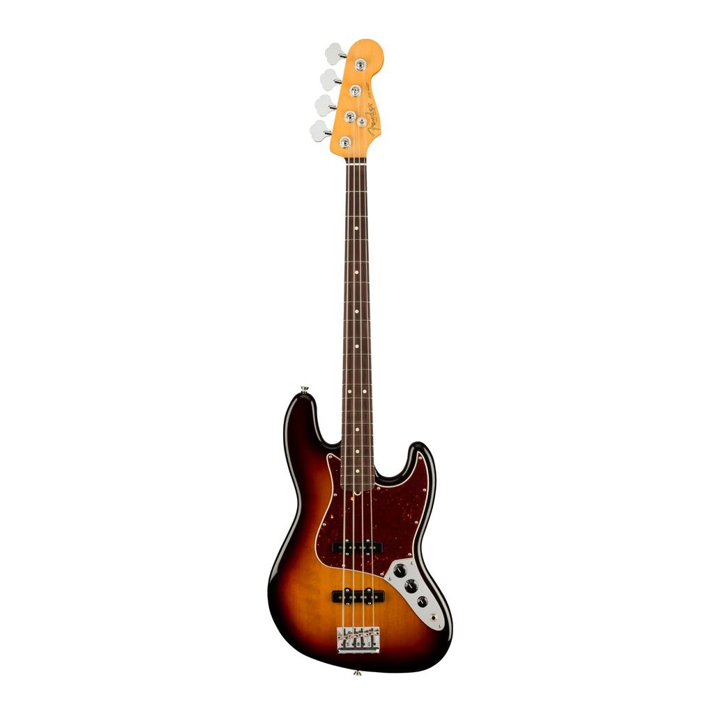Fender Electric Bass American Professional II Jazz Rosewood Sunburst Bass®, Fingerboard, 3-Color