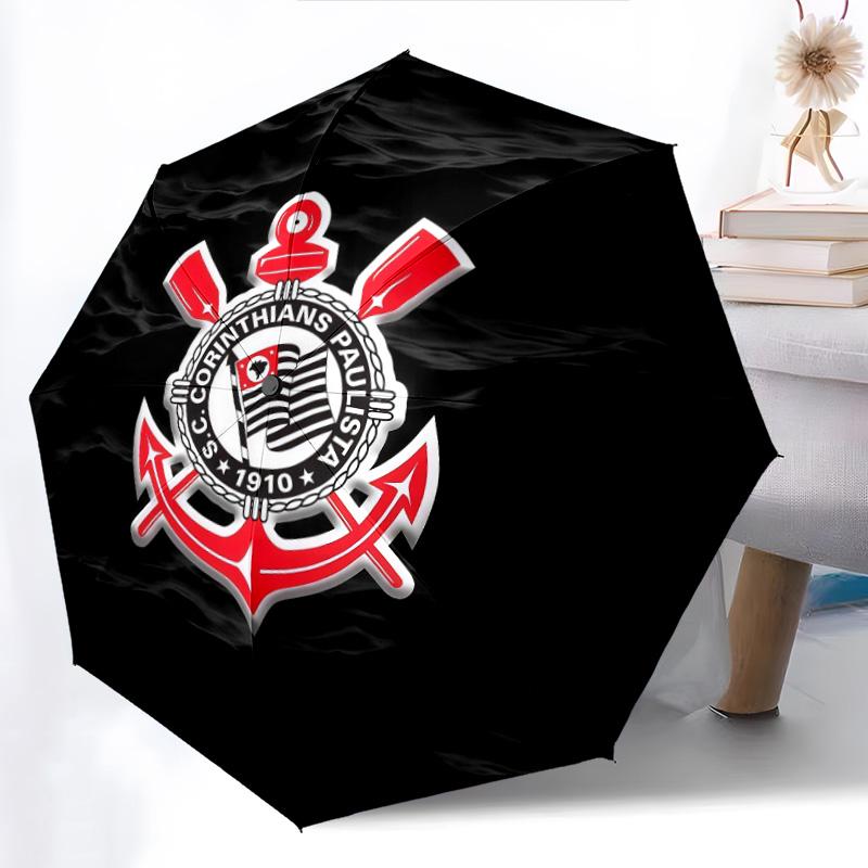 Corinthians2pattern, automatic folding umbrella, portable and foldable design, 8 ribs, a Christmas or birthday gift.