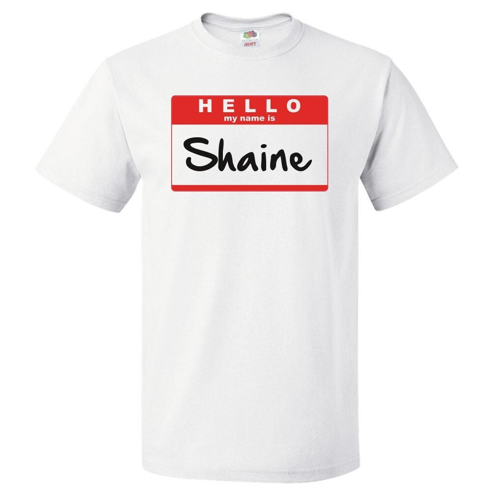Camiseta Hello My Name Is ShaineSe abre en una nueva ventana o pestaña 3XL