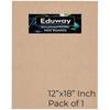 Eduway 12X18 Inch Mdf Board Wood Sheet For Mandala , Lippan, Resin Art & Craft, 4Mm Thick, Pack Of 1 - Premium Cardboard