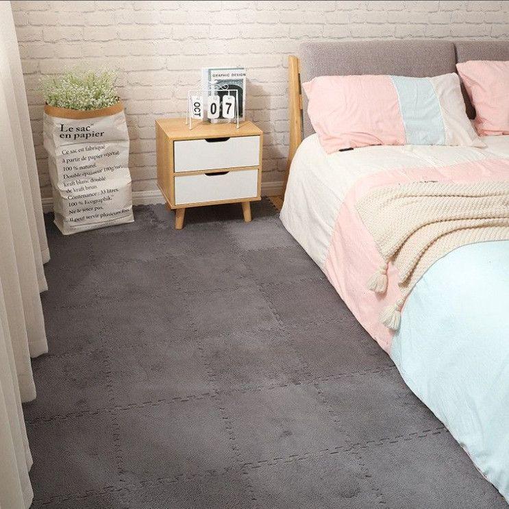 Maty podłogowe antypoślizgowe łączone – odporne na plamy, łatwe do czyszczenia, pełne pokrycie do sypialni/dla raczkującego dziecka.