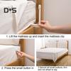 4Pcs Bed Sheet Holder Clips Easy Install L-Shaped Mattress Sheet Corner Grippers Reusable Anti-Slip Fastener Clips for Sheets Covers Blankets