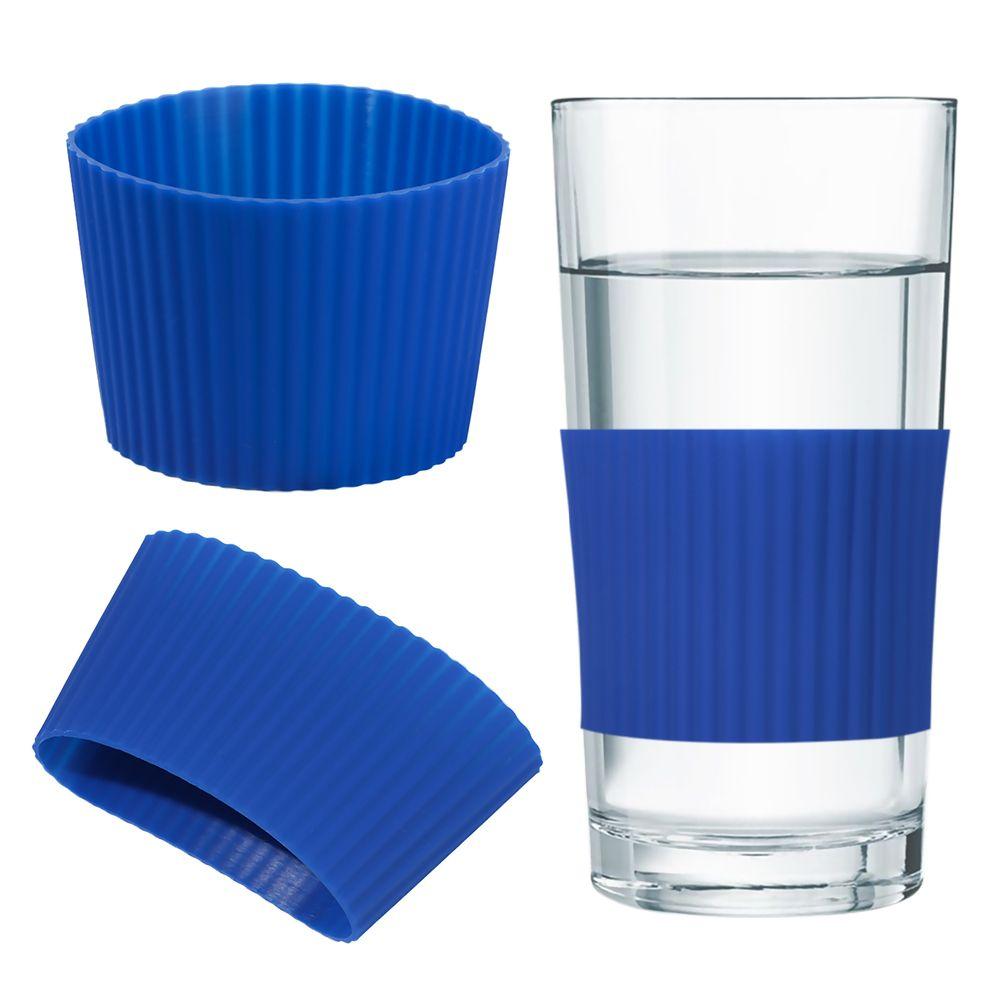 Kitchen Tool Durable Table Mats Water Cup Coasters Bottle Sleeves Silicone Cup Sleeve Insulation Cup Cover