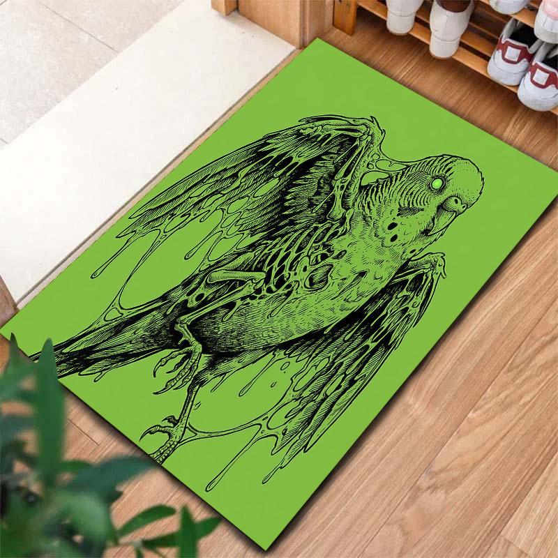Green mucus animal Pattern Square Carpet,Area Rug,Carpet Rug for Living Room Bedroom Sofa Playroom Decor,Non-slip Floor Mat,Holiday Birthday Gifts