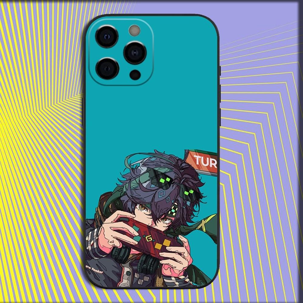 G-Genshin Impact Kinich Phone Case For iPhone 16,15,14,13,12,11,Pro,X,XS,Max,XR,Plus,Mini Soft Black Cover iPhone11