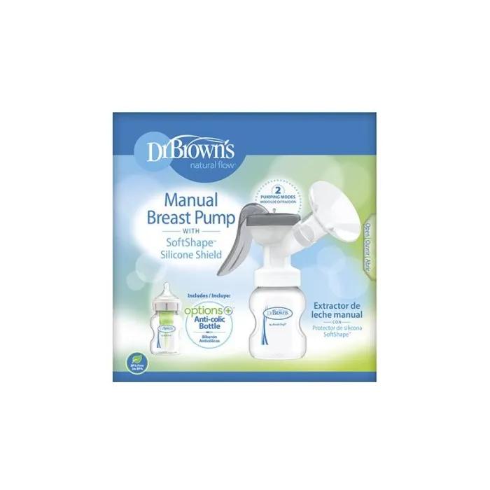 Доктор. Ручной молокоотсос Brown s SoftShape