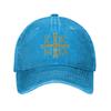 Washed Baseball Cap IC XC NIKA Cross Orthodox Christianity Summer Hip Hop Hats For UnisexTeens Outdoor Sports Sun Snapback Cap
