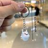 Luminous Halloween Ghost Keychain Cute Cartoon Accessories for Women Couple Family Keychain Pendant