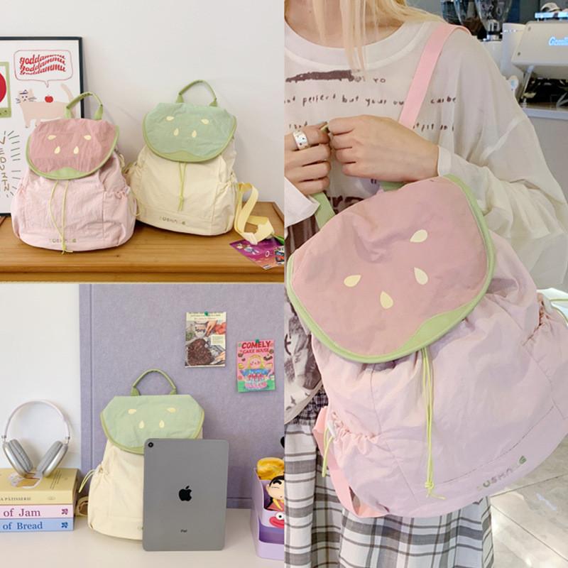 Nylon Casual Student Backpack With Breathable Design For Daily Use
