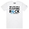 VOICEART We Live On a Floating Rock Funny Nature T-Shirt with Premium Graphic