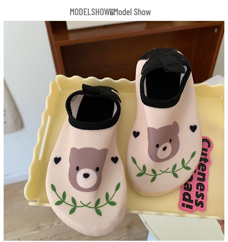 Kids' Shark Barefoot Beach Shoes – Non-Slip, Anti-Cut Water Socks for Swimming and Wading