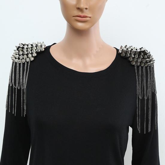 

Элегантная плечевая брошь горный хрусталь Привлекательный темперамент Погон