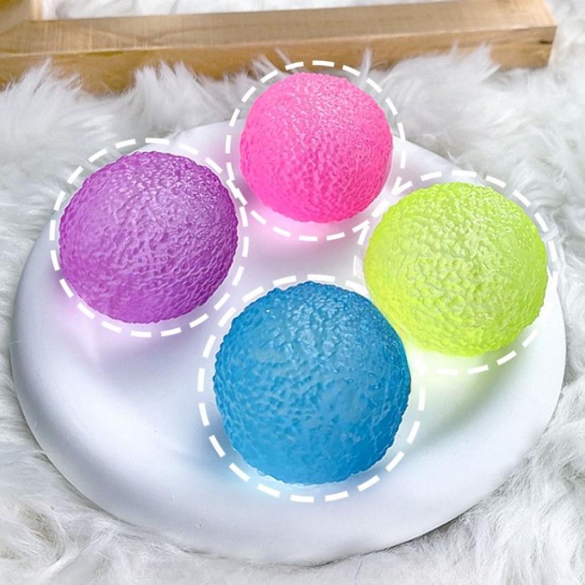 Stress Relief Squishy Multicolor Ice Ball Toy Ease Anxiety Squeeze Balls Moldable Soft Slow Rising Decompression Toys Adult Gift