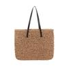 Women's Retro Handmade Large-Capacity Straw Woven Shoulder Beach Bag