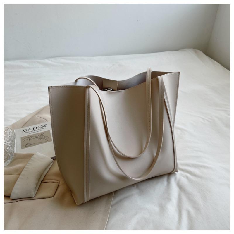 Retro Large-capacity Bag Women's New Trendy Fashion Retro Tote Bag Versatile Niche Single Shoulder Child and Mother Bag