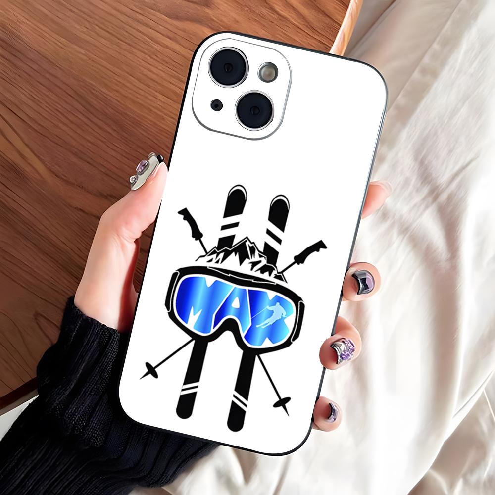 

Skiing Snow Snowboard Ski Phone Case For IPhone 17 Pro Max 16 15 14 Pro Max 13 11 X Xs Xr 8 7Plus Silicone Cover iPhone 16