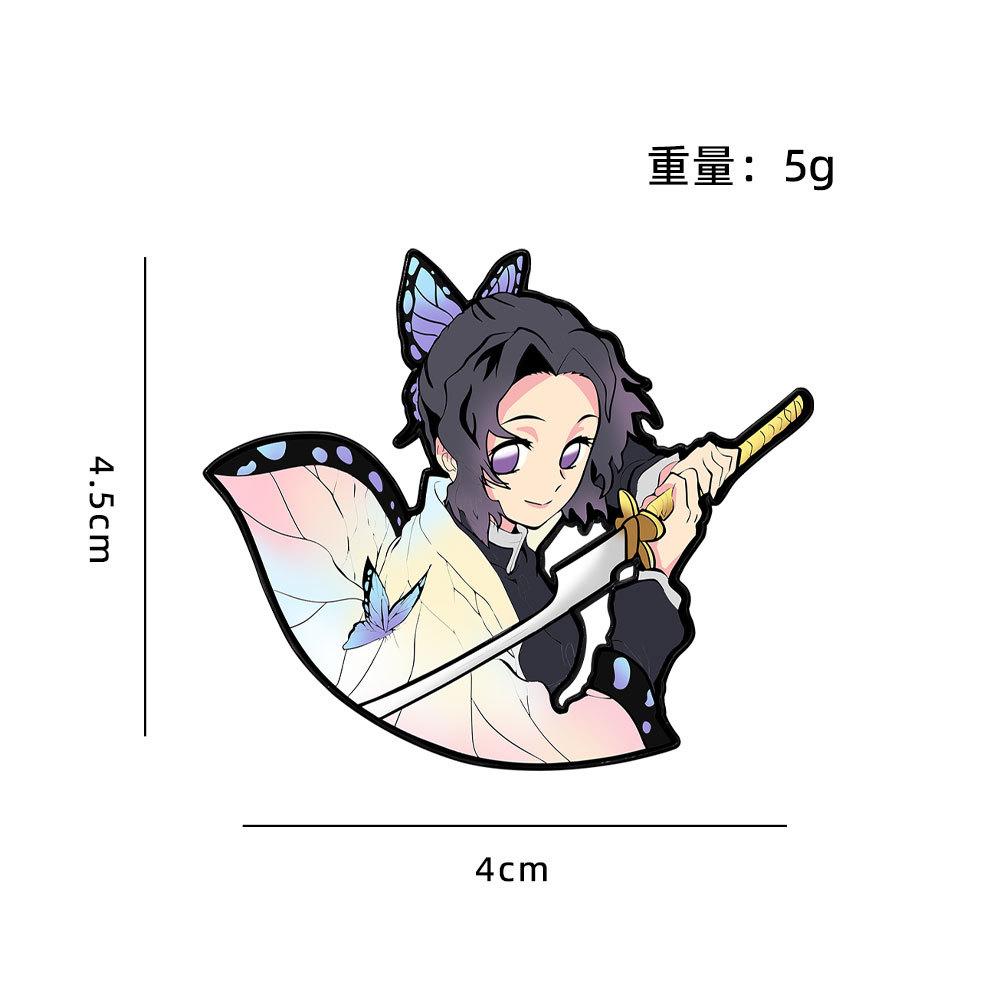 NEW HOT Anime Cartoon Series New Ghostblade Environmental Protection Metal Badge Cute Bag Clothing Decoration Spot Direct S