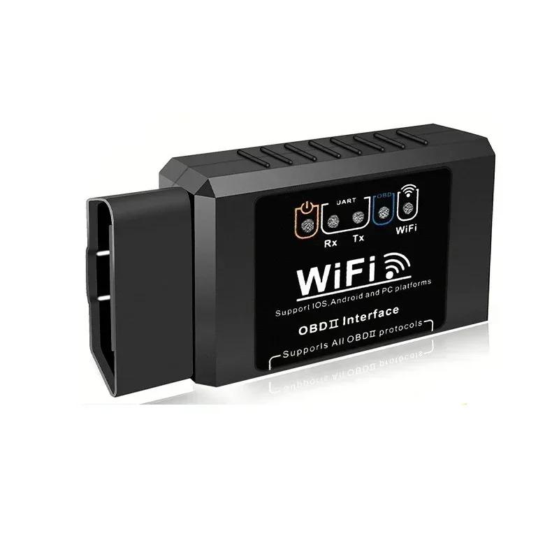 WiFi ELM327 OBD2 Code Reader Scanner V1.5 Car Diagnostic Tools Check Engine Fault For Android/IOS/Windows 16PIN OBD2 Interface