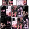 Cover for iPhone 17 16 15 Xiaomi Poco Redmi Note 14 13 12 11 Pro Max Samsung Galaxy S25 S24 9 OPPO Huawei Black Lisa Rose Jennie Jisoo Pink Phone Case
