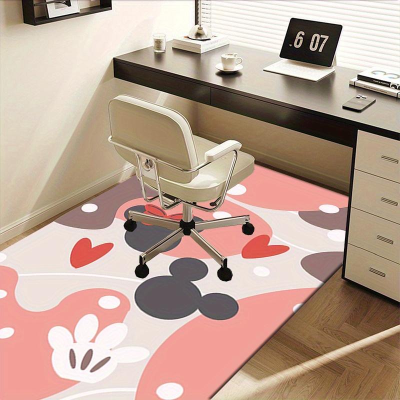 Office Rug Mickey Mouse, Minnie Mouse theme 3D Printed Anti-Slip Rug-Machine Washable for Living Room