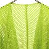PLEATS PLEASE Made In Japan Long Sleeve Mesh Blouse 5 Yellow-green Women Used