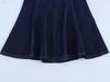 European and American Women's Slim Denim Strappy Dress