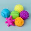 6Pcs Baby Toys Sensory Balls For Children Textured Hand Touch Ball Soft Massage Ball Infant Rattle Senses Toys Educational Bath