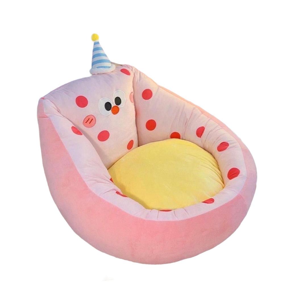 Kawaii Cushion Chair Comfortable Funny Soft Cartoon Floor Pillow Lazy Sofa for Study Indoor Nursery Rooms Living Room Kids Room