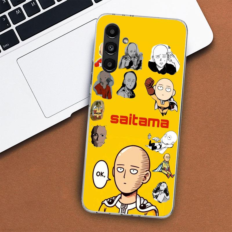 One P-Punch-Man Saitama King Phone Case For Samsung Galaxy A56 A55 A54 A53 A16 A15 A14 A13 A36 A35 A34 A33 A26 A25 A24 A23 A05S
