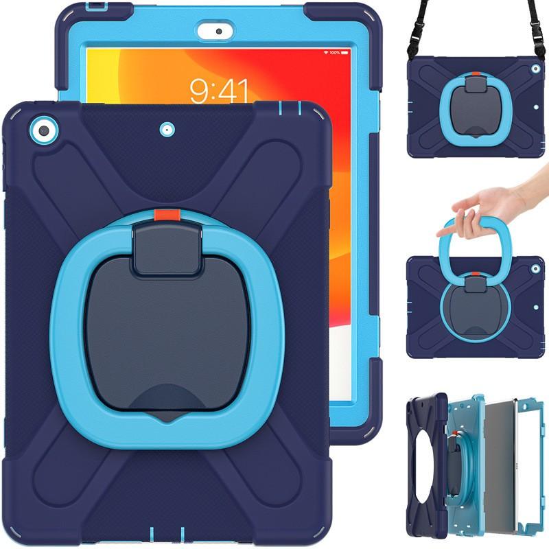Universal Rotating Stand Case IPad 10.2 10.9 Pro 11 Air With Shockproof Silicone Cover Multi-Angle Viewing Anti-Slip Grip