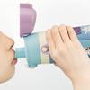 Skater Water 3D Stainless Frozen Disney SDPV5 Kids' Direct-Drink Bottle, Pattern, Steel, 480ml, 2,