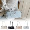 Casual Y2k Pillow Bag Polka Dot With Charm Shoulder Bag Large Capacity Long Shoulder Strap Underarm Bag Women
