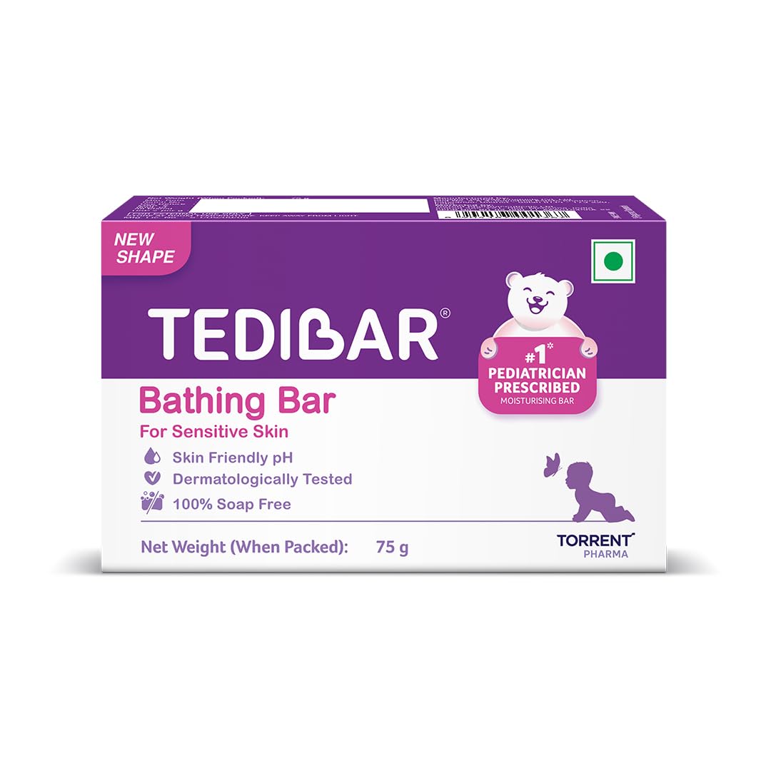 Tedibar mitrinošas bērnu ziepes 75g (Iepakojumā