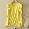 Soft Cashmere Sweaters Long Sleeve Pullovers for Women Autumn Winter Solid Color Knitwear O-Neck Wool Knitted Brand Tops Jumpers