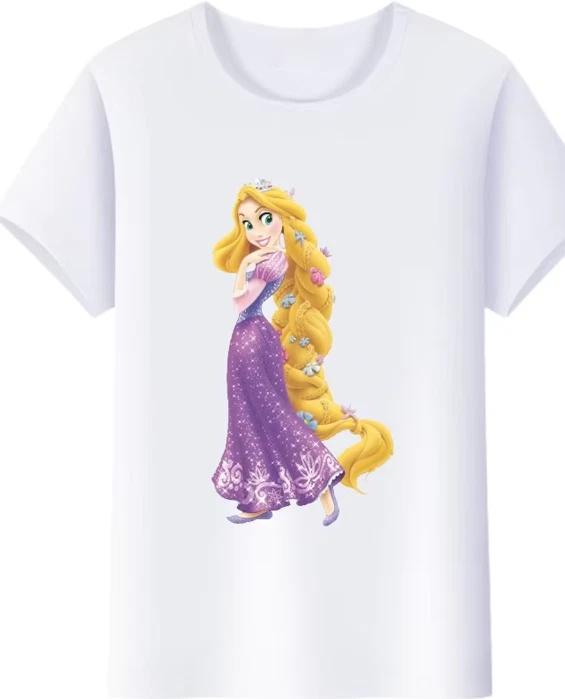 Fun Blouse Tangled Princess Ladies Tshirt Unisex Unisex Unisex 12 S