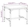 819400 vidaXL Coffee Table Sonoma Grey 50x50x35 Cm Engineered Wood