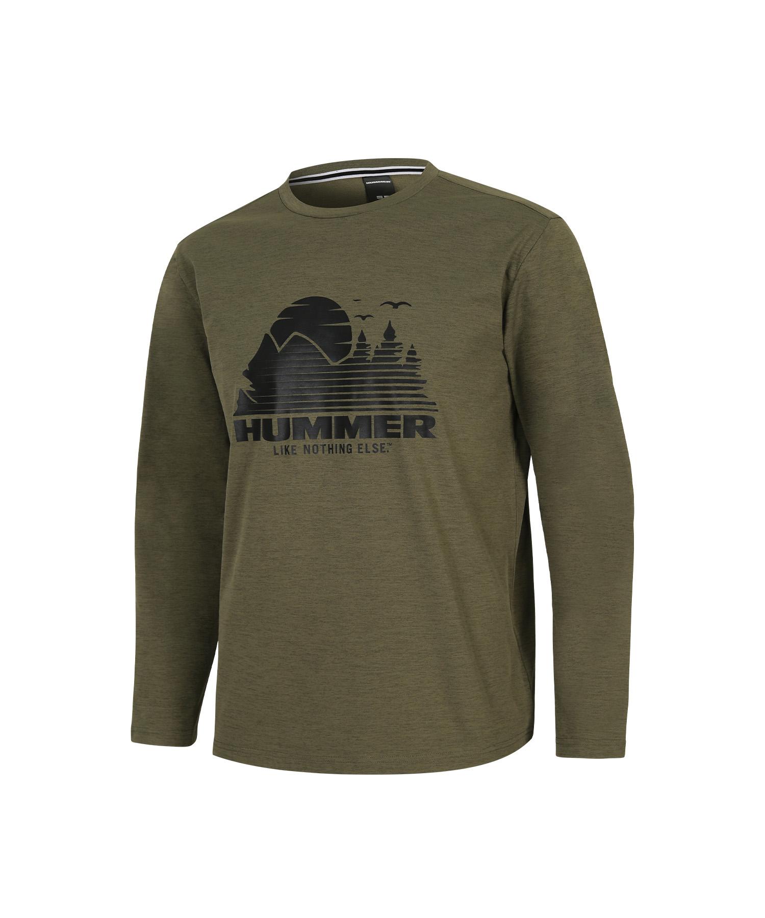 Hummer H1 Sorona Long Sleeve T-Shirt Khaki 100