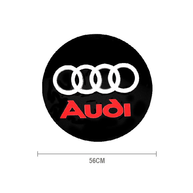 For Audi A34Pcs 56mm 60mm 61mm 68mm 69mm 77mm Car Wheel Center Hub Cap For Audi A1 A3 A4 A5 A6 A7 A8 Q2 Q5 Q7 Q3 TT RS S Rim Cover Stickers