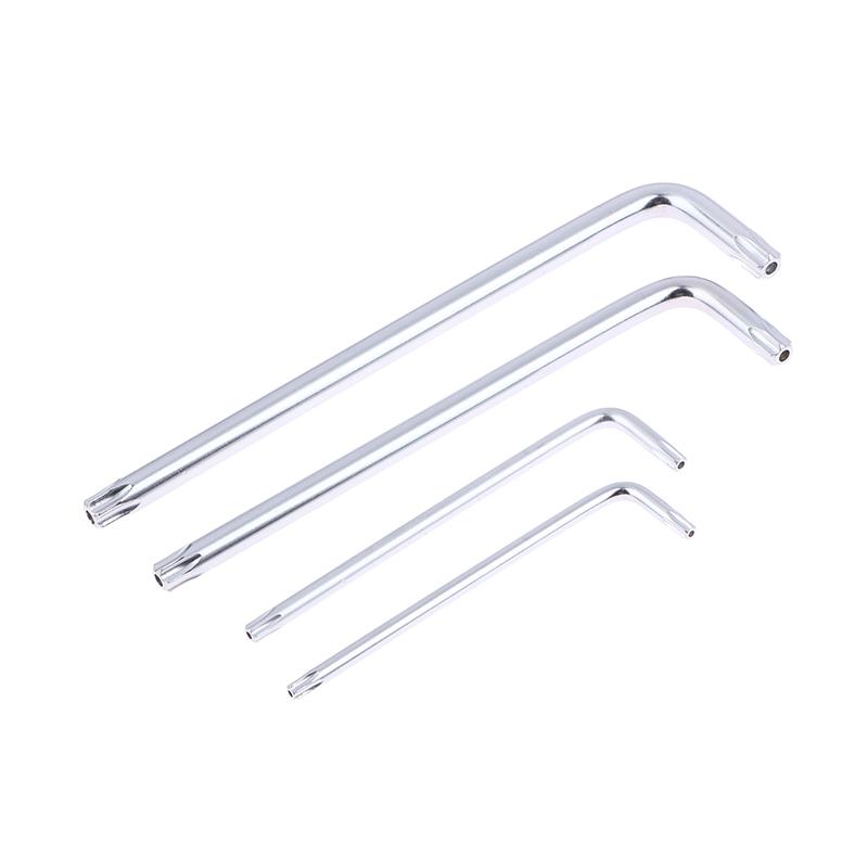 9Pcs/Set Torx Star Wrench Kits Extended Allen Keys Hexagon Spanner Key Set Plum Blossom Dual End L Type Star Screwdriver