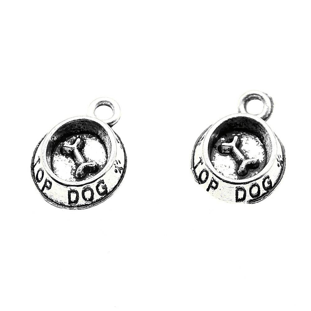 Alloy Dog Paws Charms Bear Paws Pendants For Jewelry Making Dog Themed Accessories