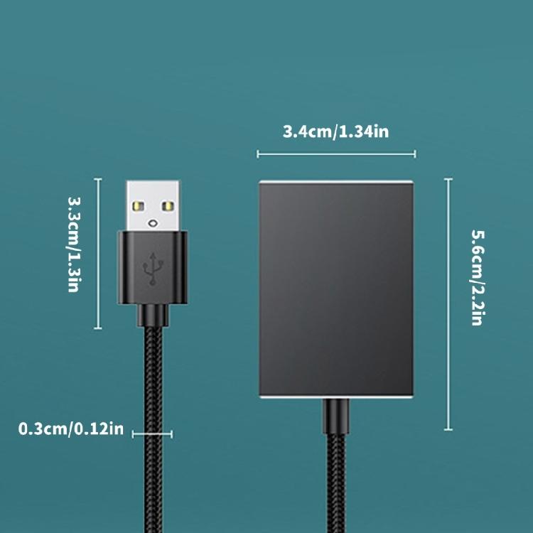 USB audioadaptér pro TV, notebook na optický Spdif a 3,5mm audio připojení