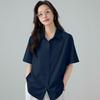 Summer Women's Short-Sleeve Loose Casual White Shirt - Korean OL Style