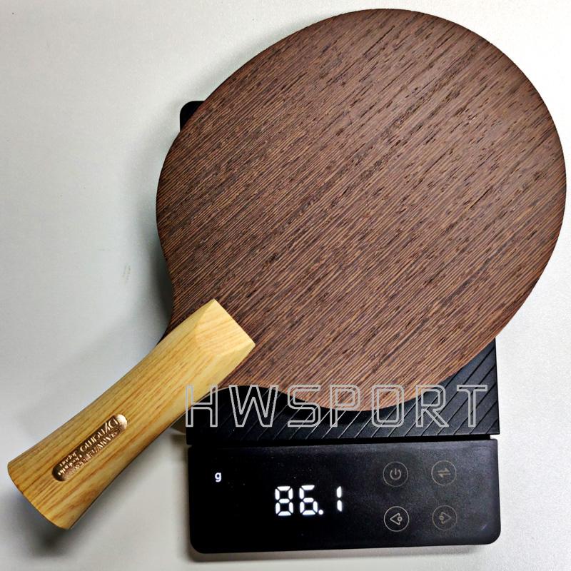 Lâmina de tênis de mesa SANWEI Dynamo 5 camadas de madeira para pingue-pongue, superfície wengué, núcleo Kiri para ataque rápido com direção em loop