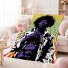 Classic Musician J-Jimi HendrixS Throw Summer Flannel Throw Blanket Soft Antistatic Washable KidFriendly Couch Bed