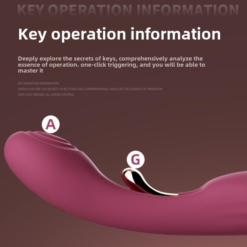 Powerful G-spot Vibrator Clitoral Vaginal Massager Nipple Anal Stimulator Three Point Vibrating Dildo Female Masturbator